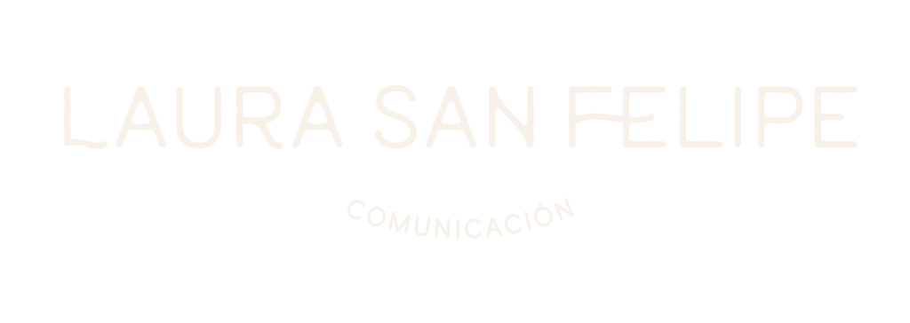 Logo Laura San Felipe Comunicación